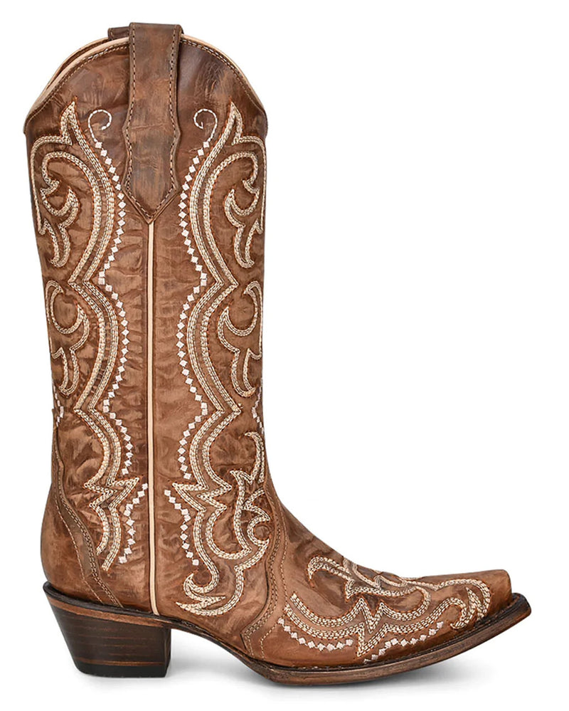 CIRCLE G BY CORRAL WOMEN'S SEQUENCE EMBROIDERY BOOT