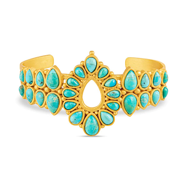 CHRISTINA GREENE TURQUOISE ZION CUFF