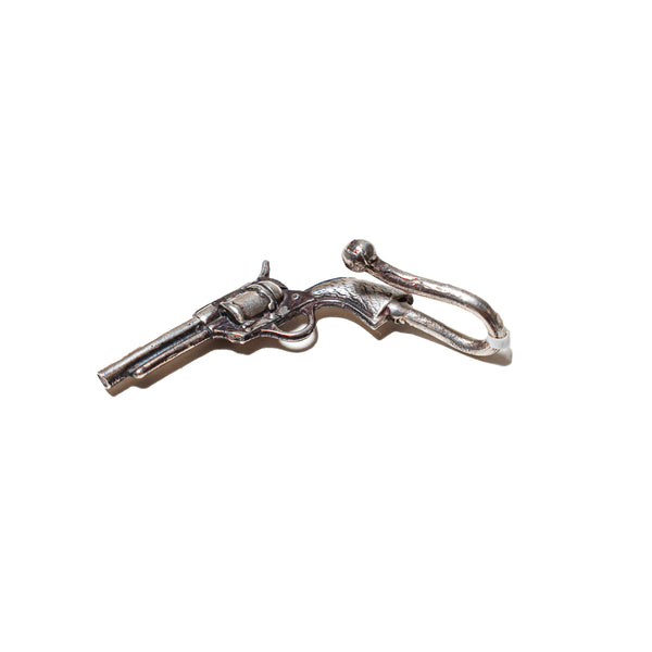 sterling silver revolver hat token