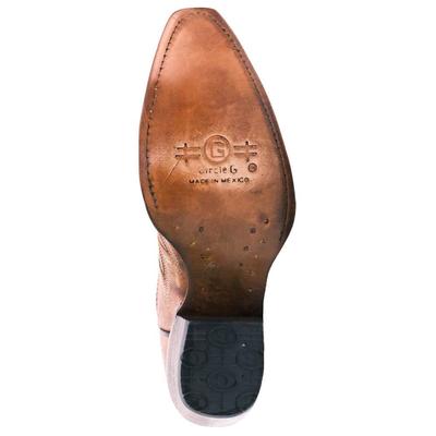 CIRCLE G BY CORRAL WOMEN'S TAN EMBROIDERED BOOT