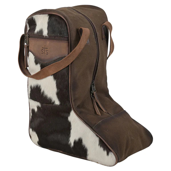 STS COWHIDE BOOT BAG