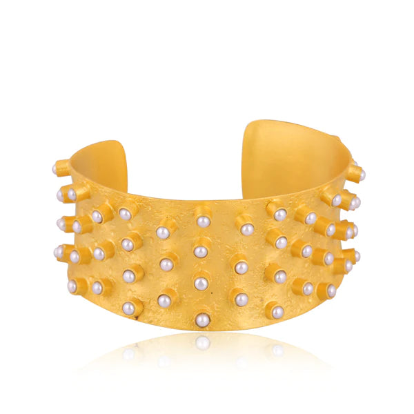 CHRISTINA GREENE SUNBEAM PEARL CUFF
