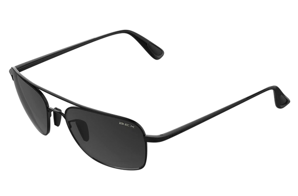 BEX MACH MATTE BLACK AND GRAY SUNGLASSES