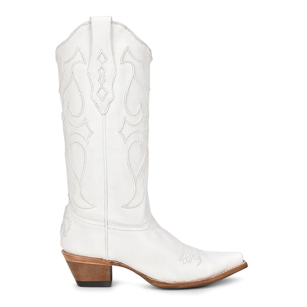CORRAL WOMEN'S WHITE EMBROIDERY WESTERN BOOT