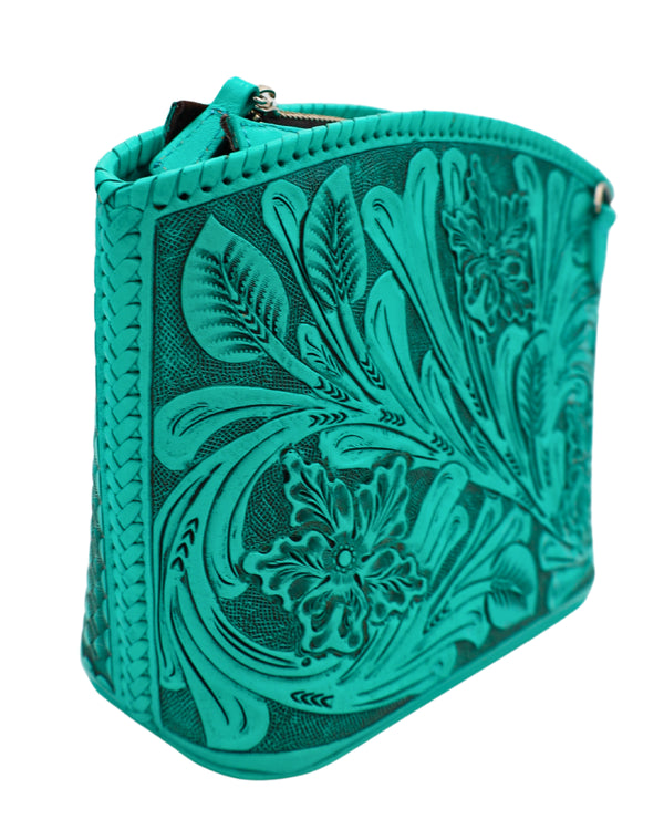 QUE CHULA GRANDE TURQUOISE COSMETIC BAG