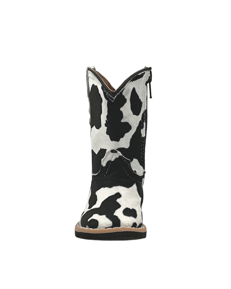 TANNER MARK INFANT COWPRINT BOOTS
