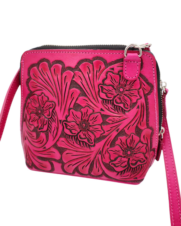 QUE CHULA CATALINA CHICA FUCSHIA PURSE
