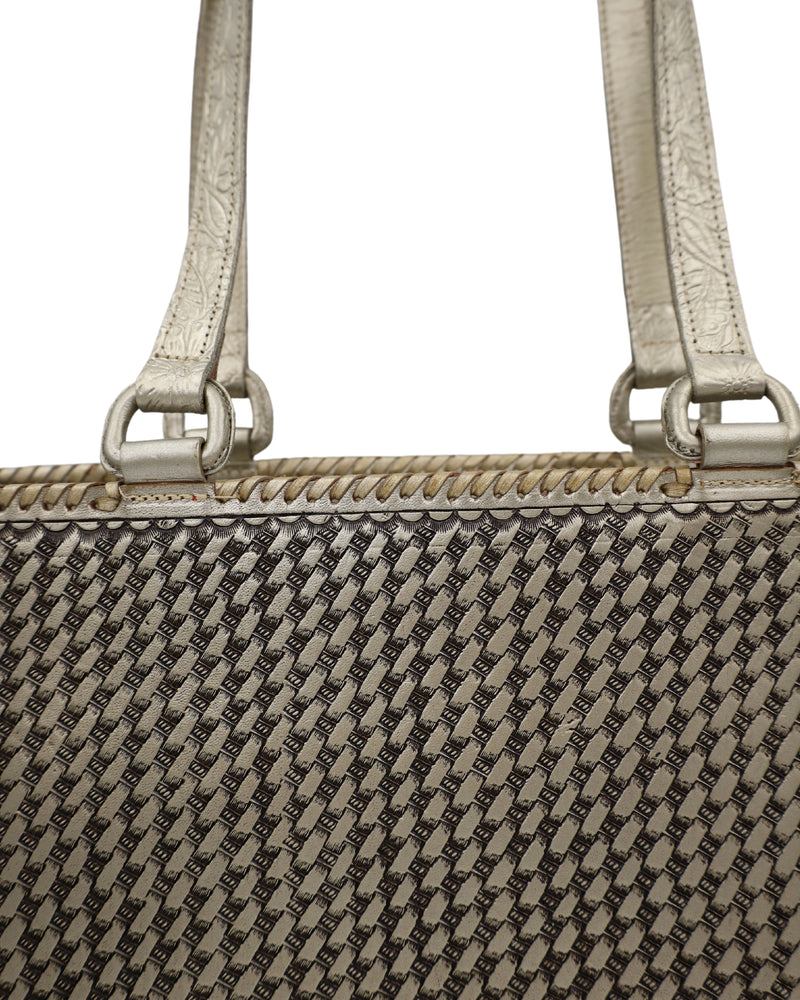 QUE CHULA KAROL PEWTER TOTE